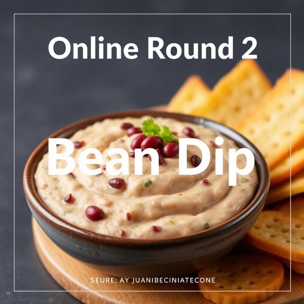 Online runde 2 oppskrift  
Bønne-dip