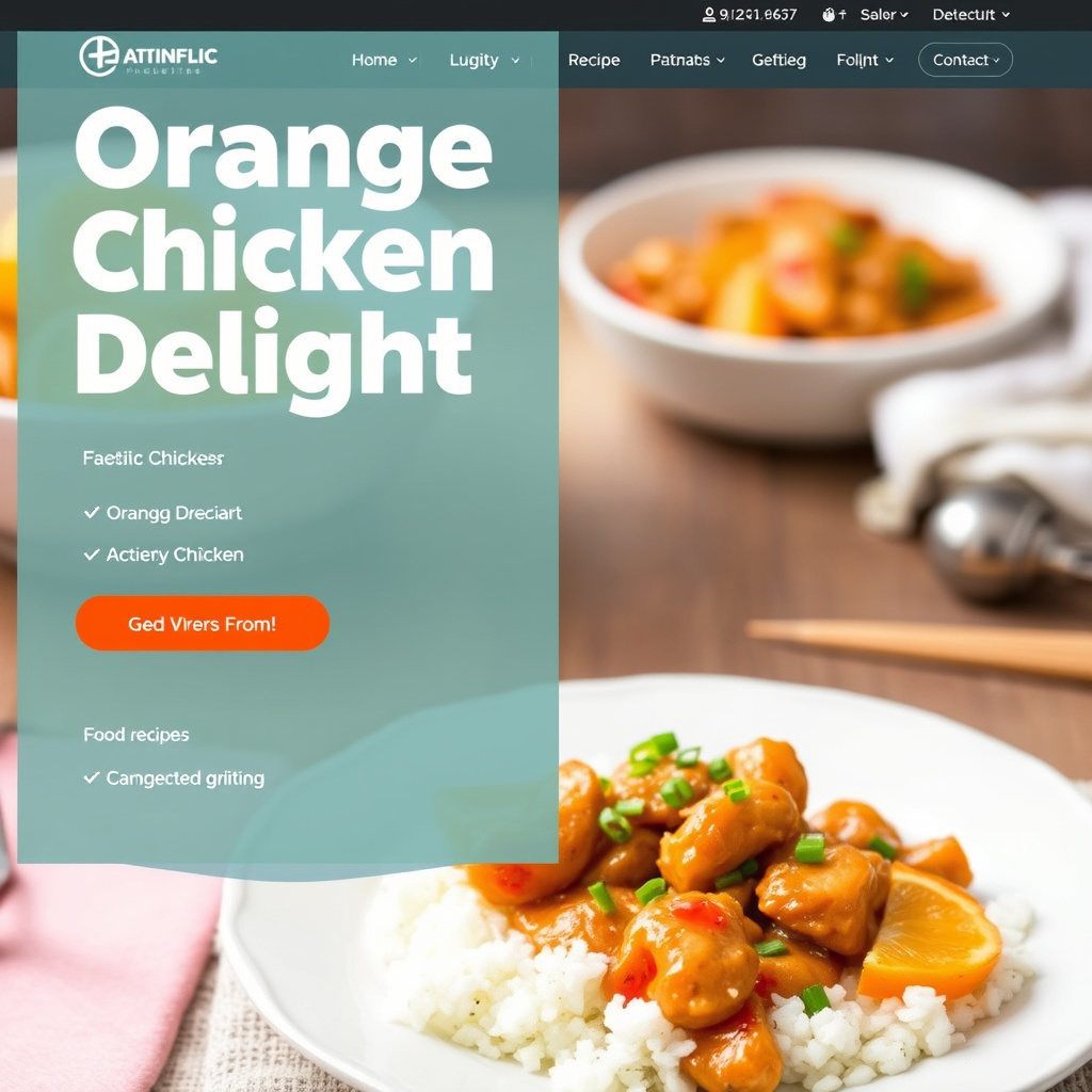 Orange Chicken Delight