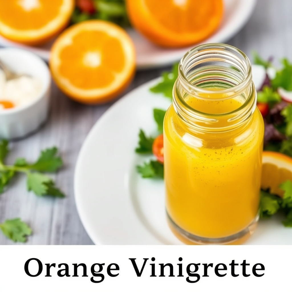 Frisk appelsinvinaigrette