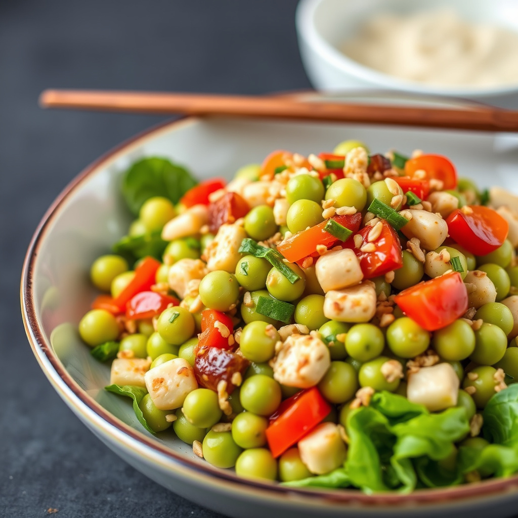 Orientalsk edamamesalat