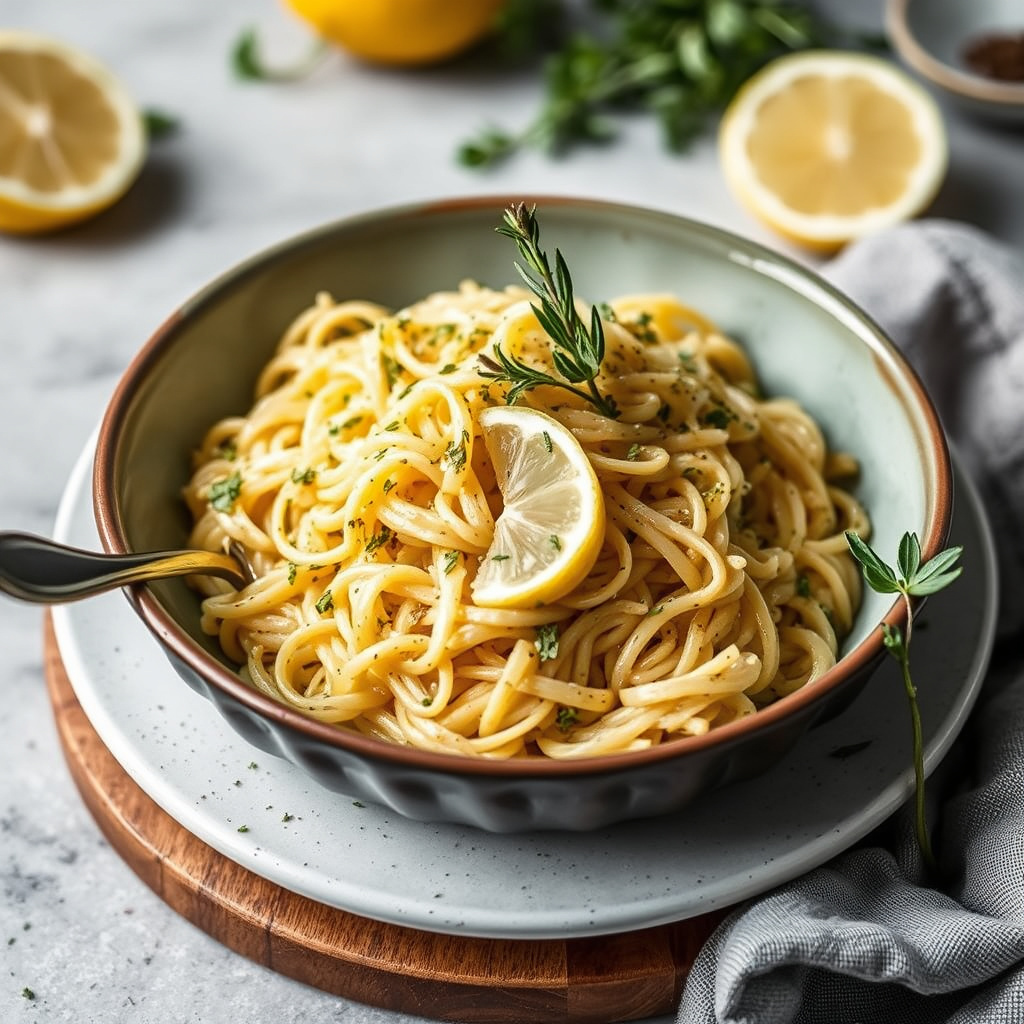 Orzo med timian og sitrusskall