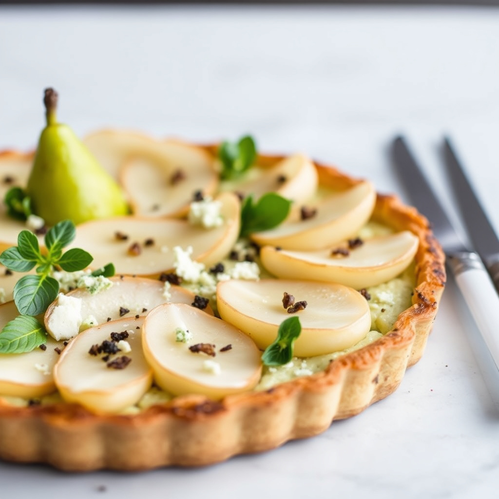 Pære- og gorgonzolatær