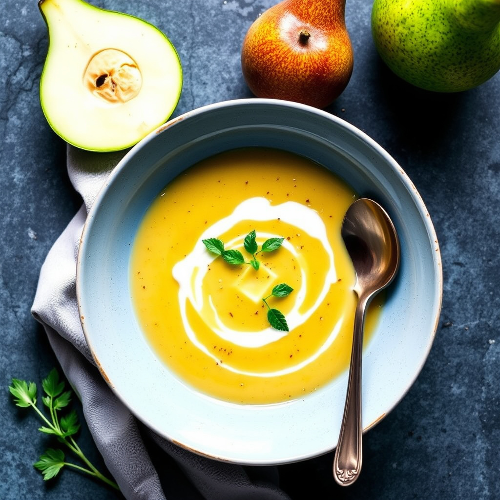 Pæresuppe med squash