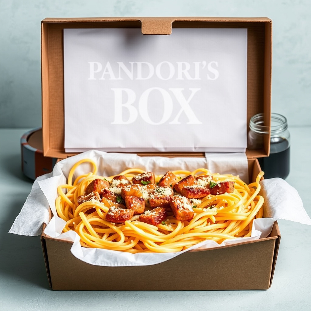 Pandoras eske med puffcorn