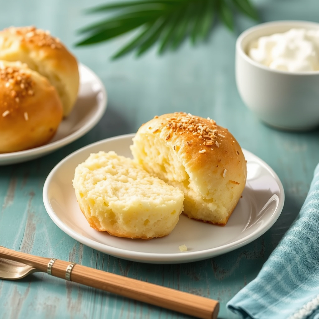 Pani Popo (Hawaiisk kokosbrød)
