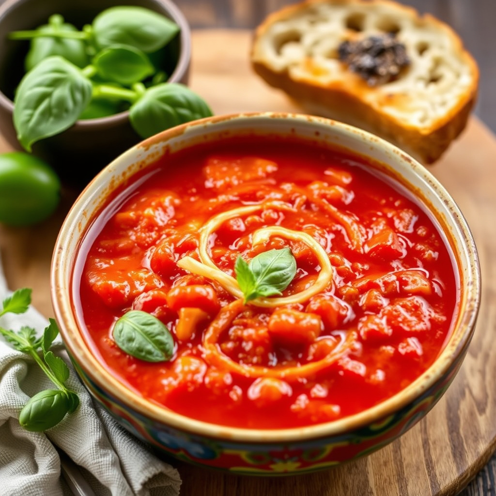 Pappa al Pomodoro (Tomatbrødsuppe)