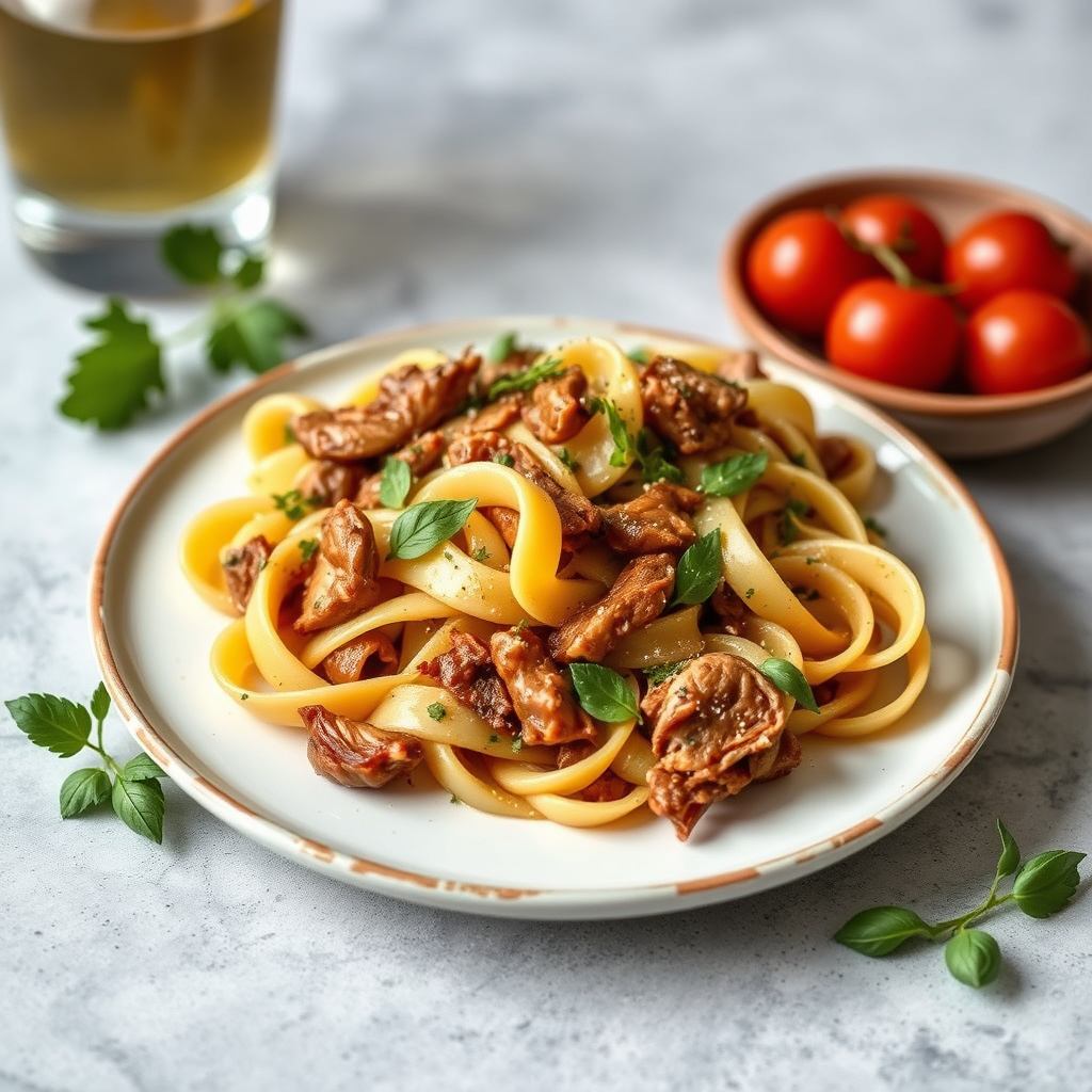 Pappardelle med villsvin