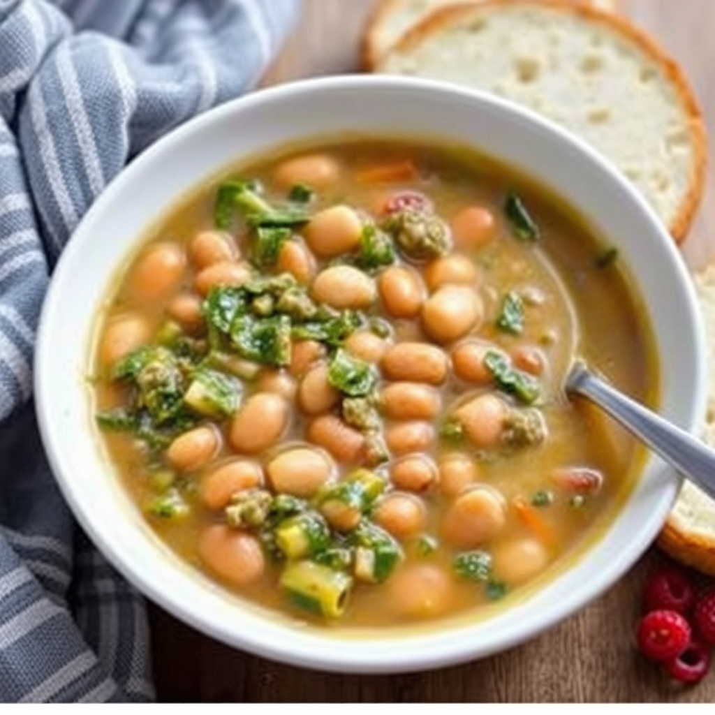 Pappas escarolesuppe med bønner