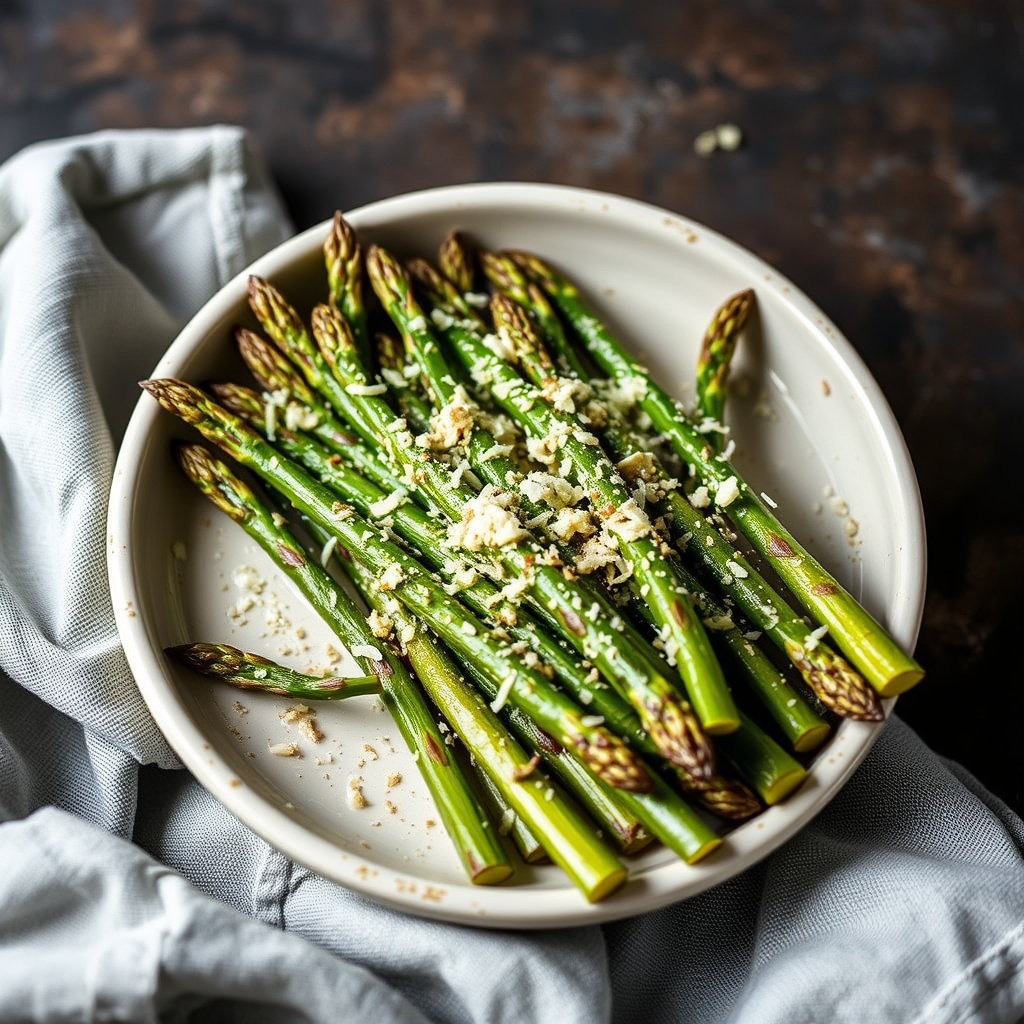 Parmesan og asparges