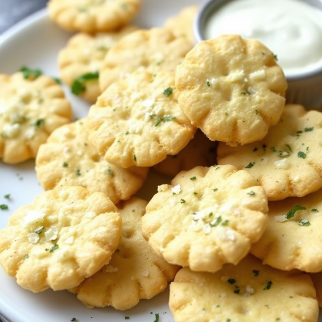 Parmesan-østerskjeks