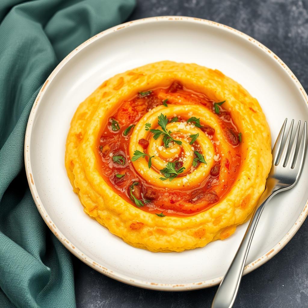 Parmesanpolenta