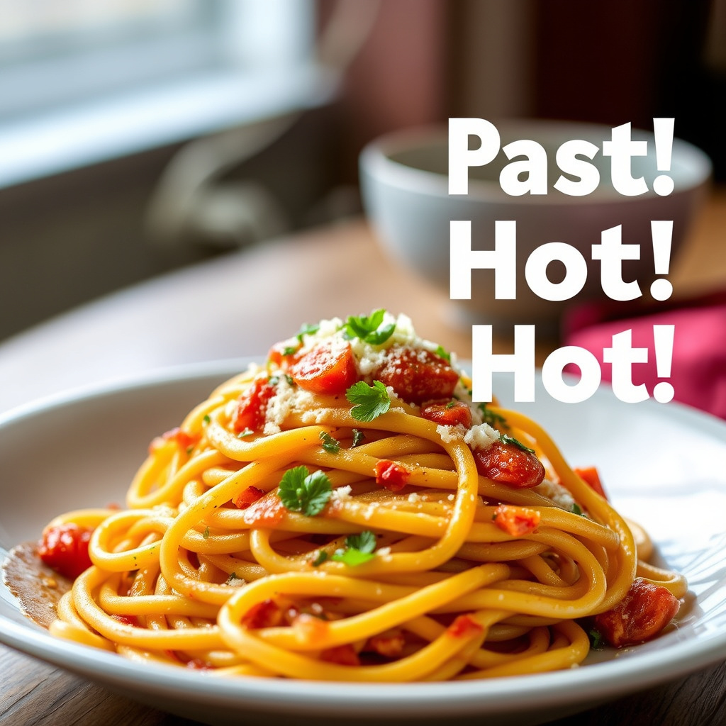 Pasta! Hott! Hott! Hott!