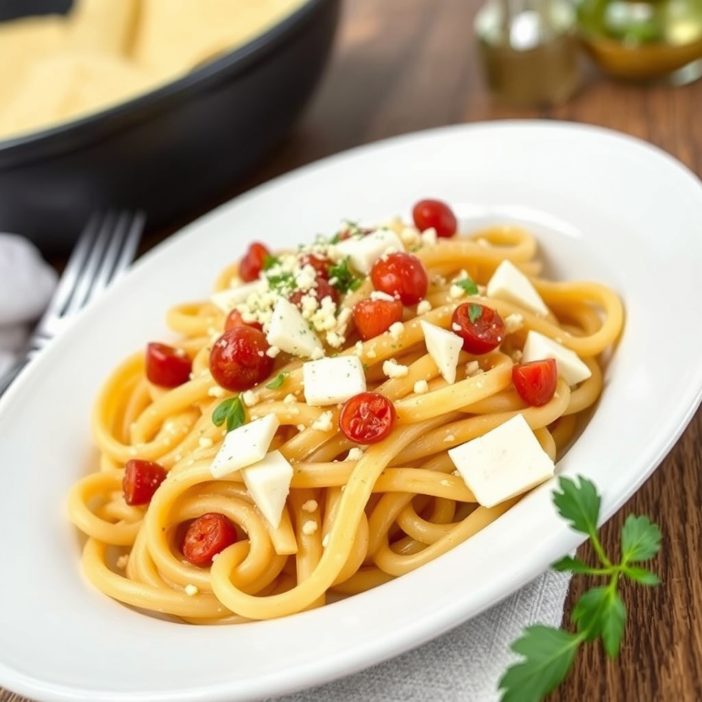 Pasta med fire oster