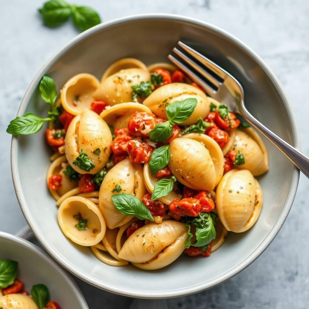 Pasta Shells Florentine