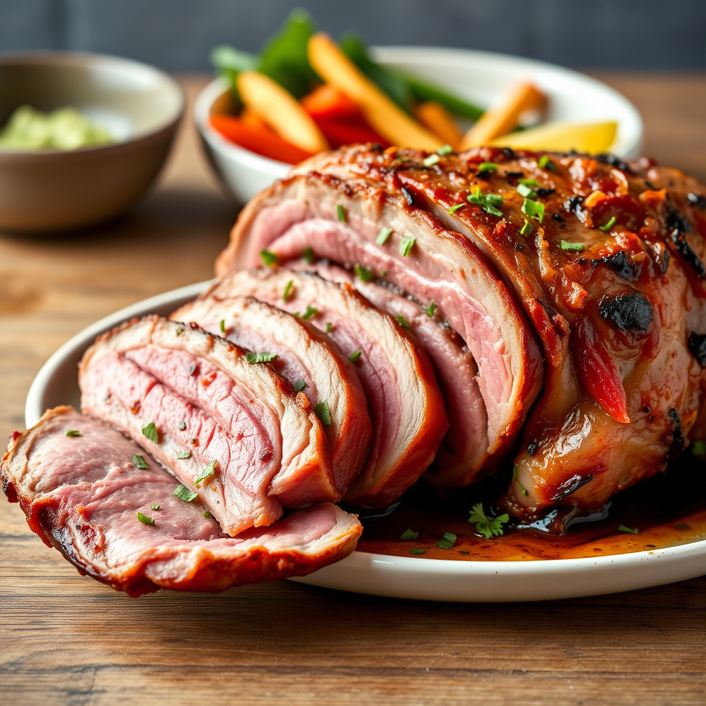 Pastrami-inspirert, spaltet lammelår