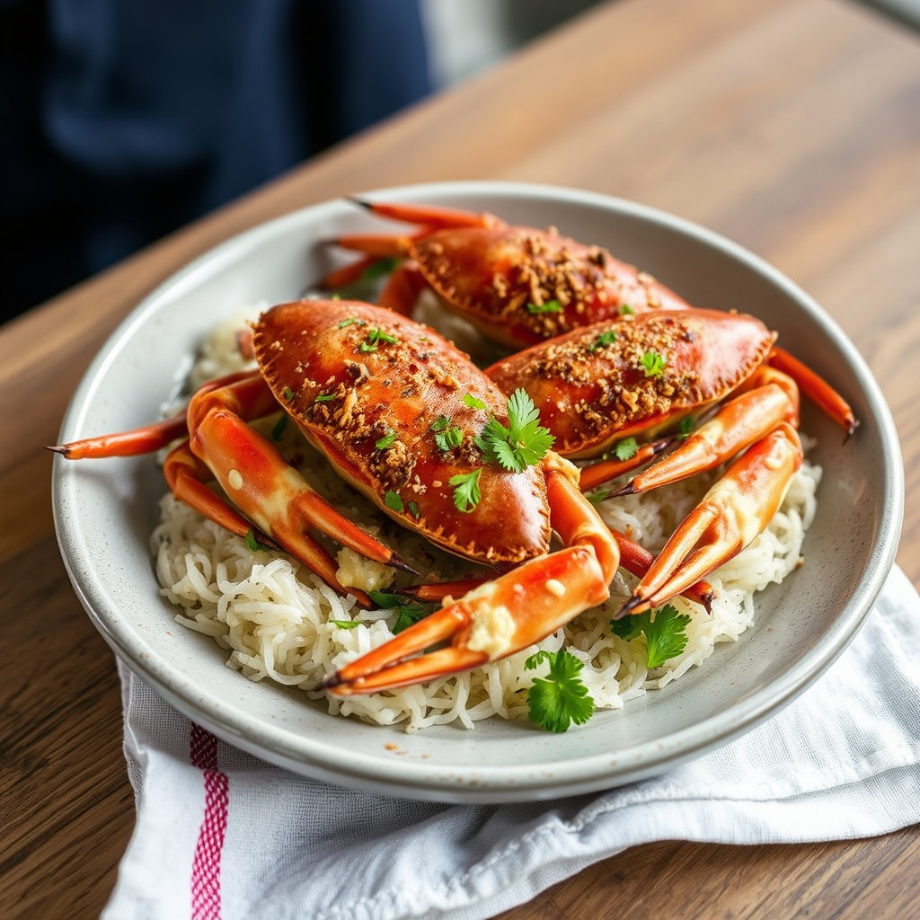 Paulas Savannah-Style Blue Crabs