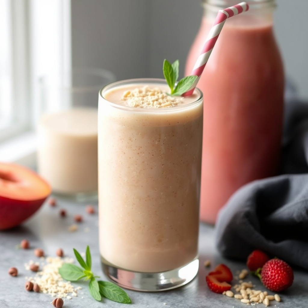 Peachy Chia Chai Smoothie
