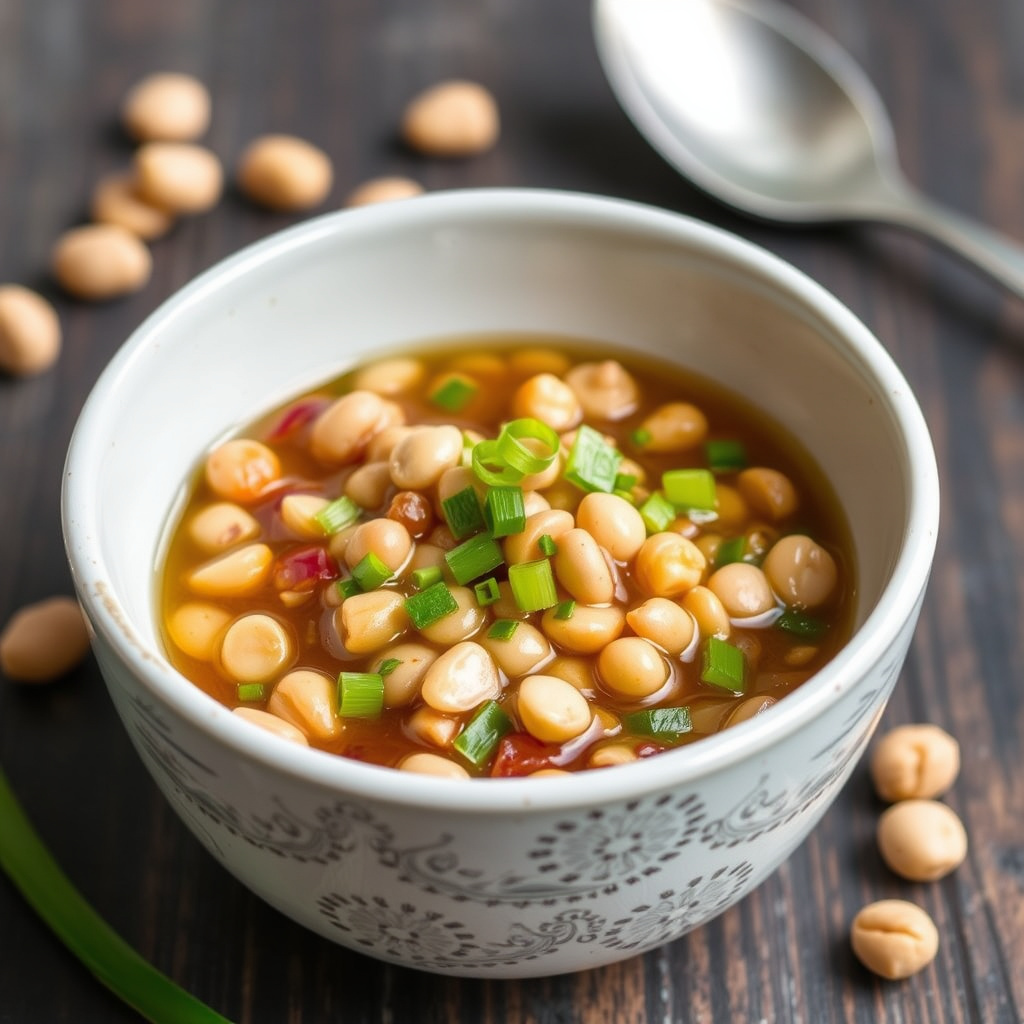 Peanøtt- og vårløkrelish