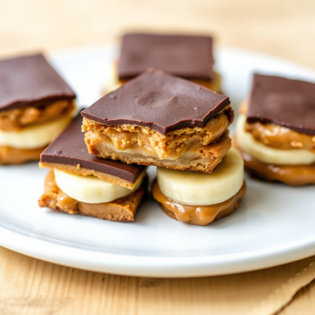 Peanøttsmør og banan smeltemuffins