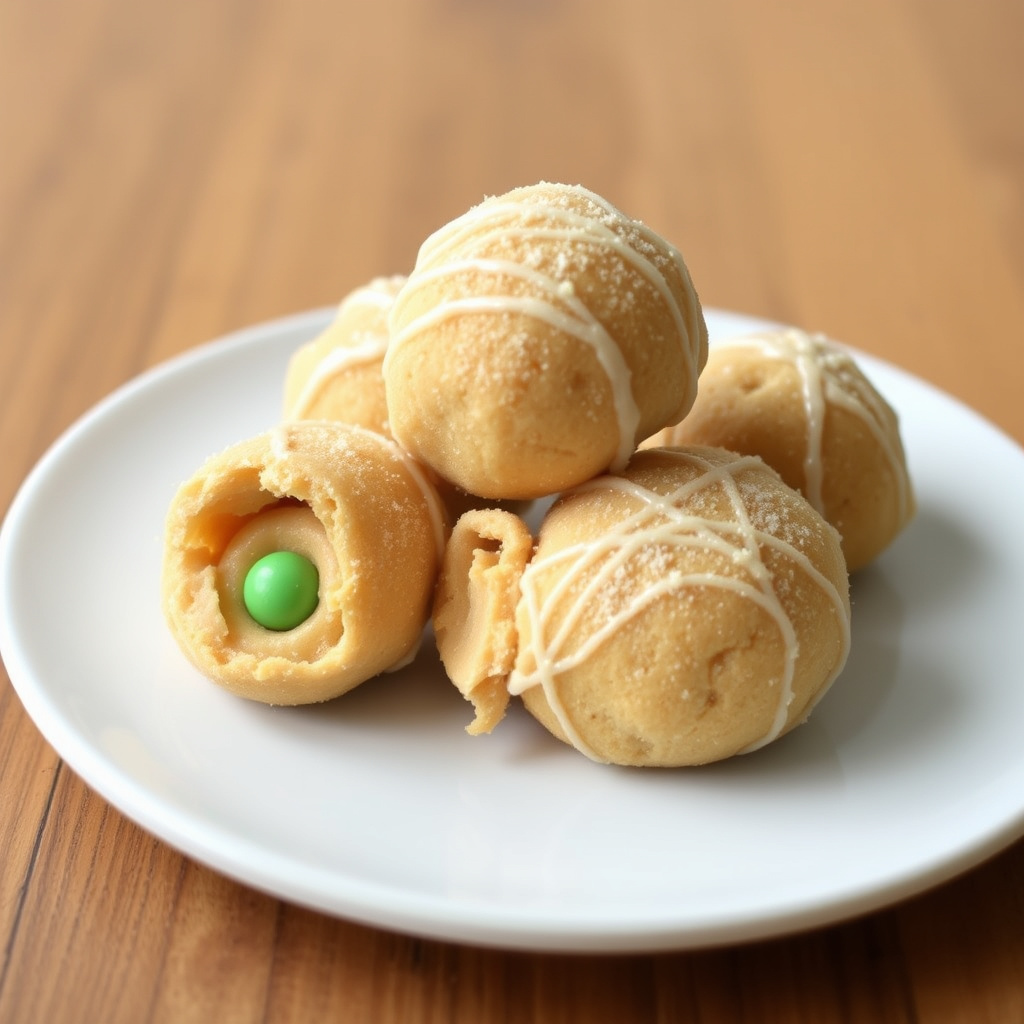 Peanøttsmør- og godterifylte zeppole