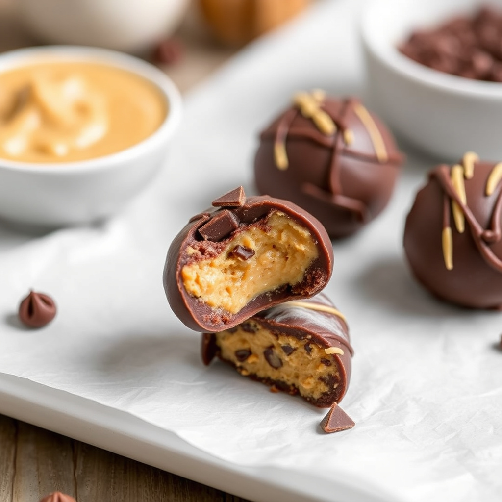 Peanøttsmør- og sjokoladebiter