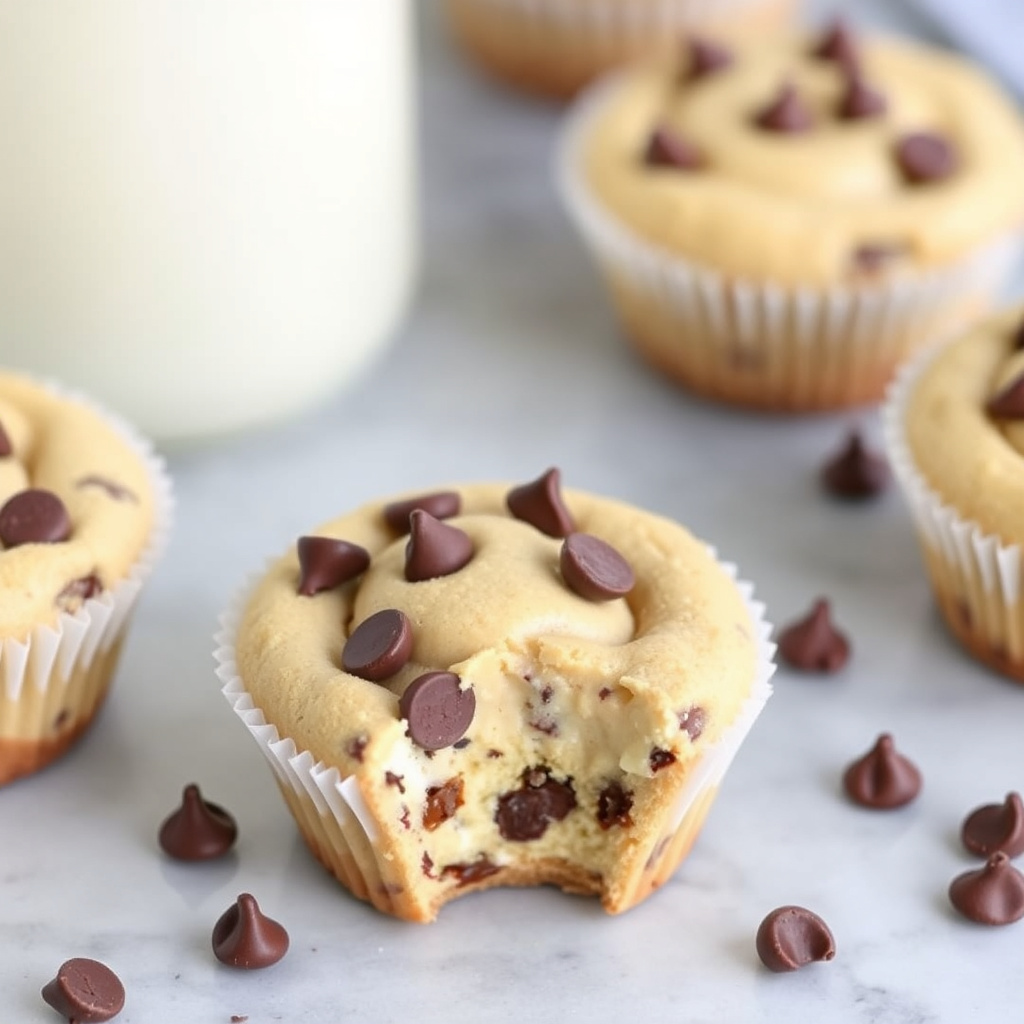 Peanøttsmør- og sjokoladekjeks med ostekrem i kopper