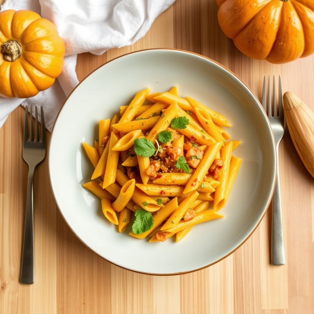 Penne-Wise Pumpkin Pasta