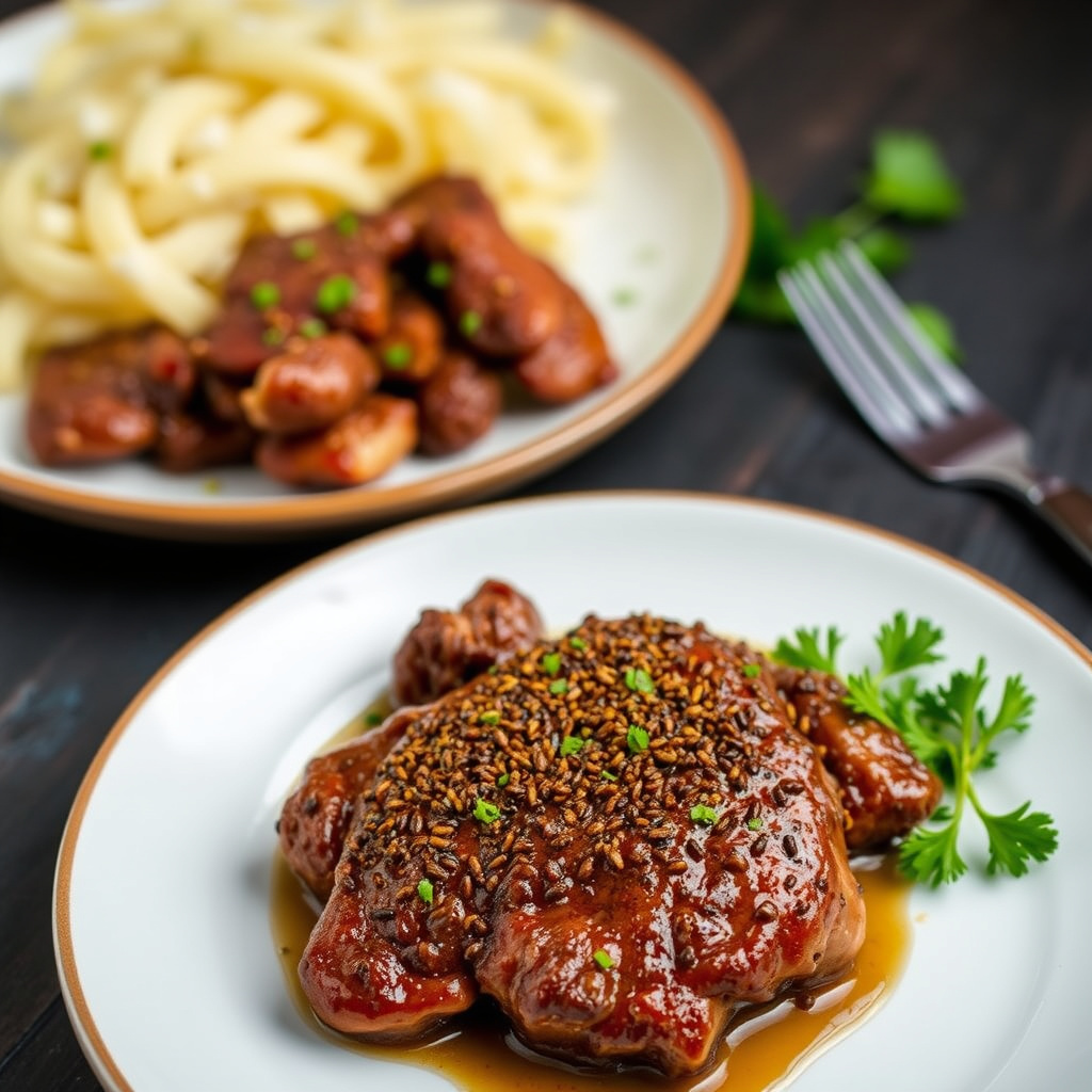 Peppercorn-steak