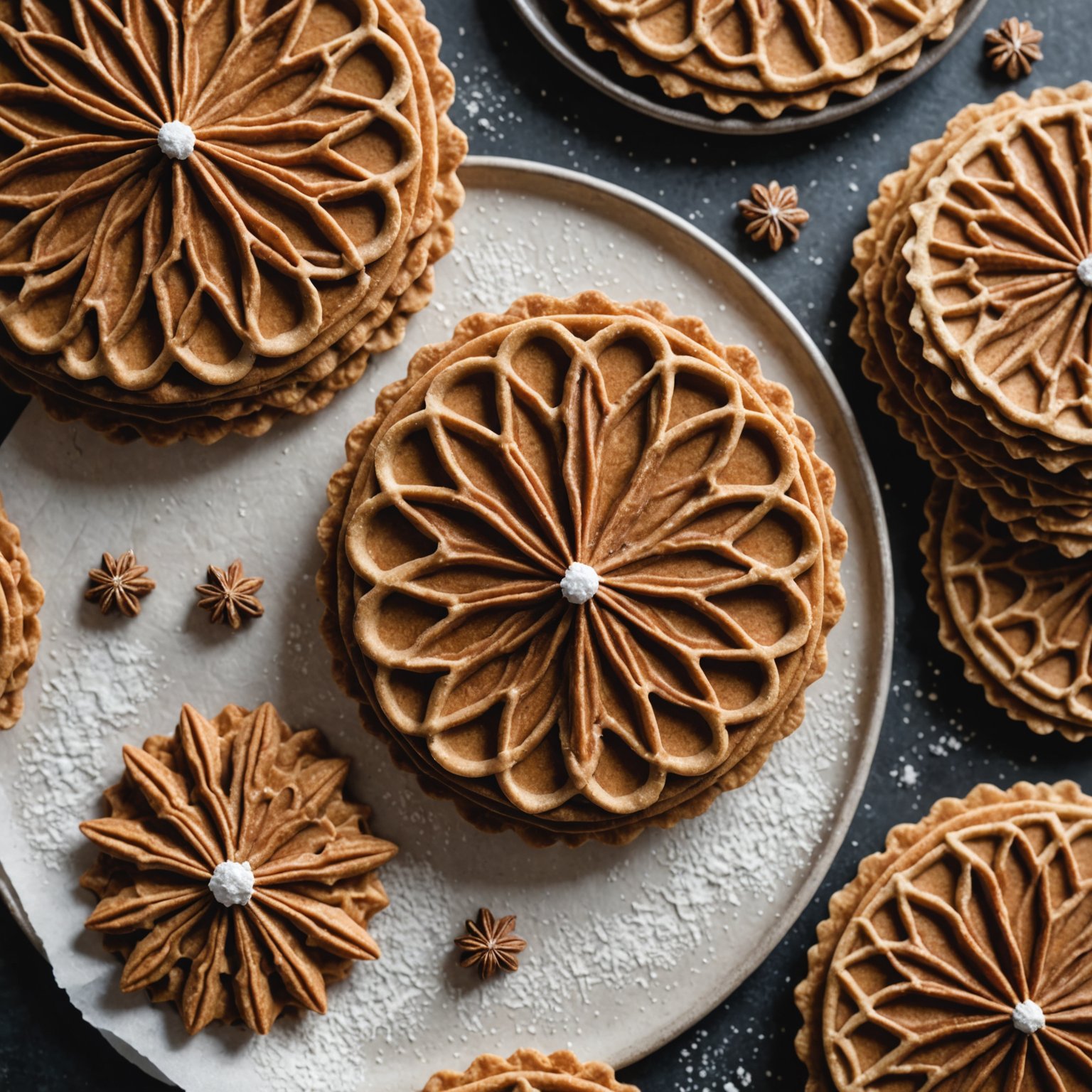 Pepperkakepizzelle