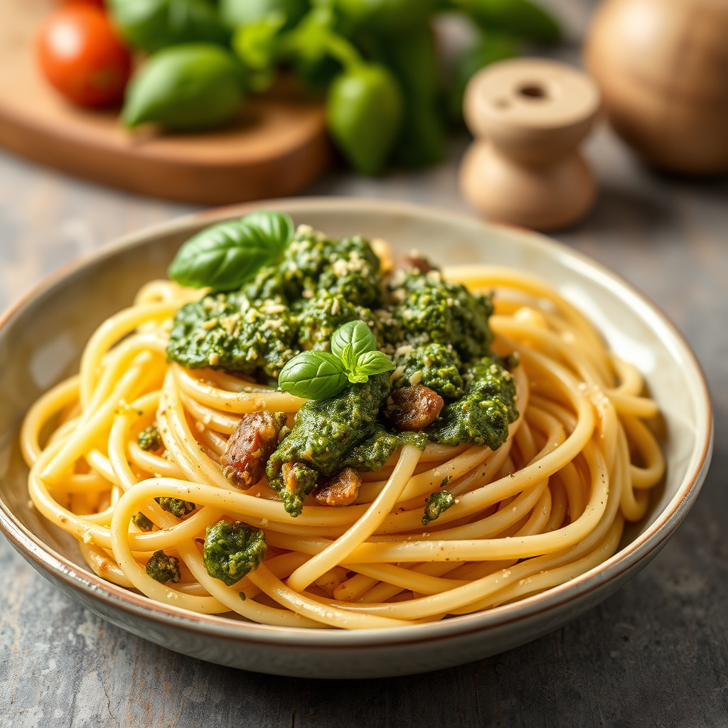 Pesto og pasta