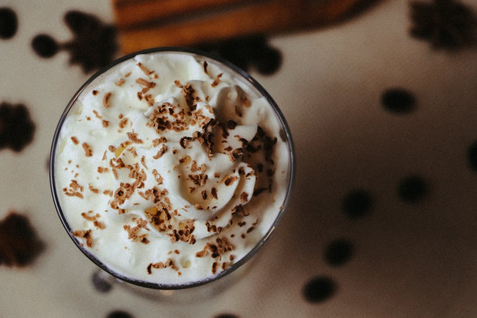 Kaffegranita med kardemommepisket krem