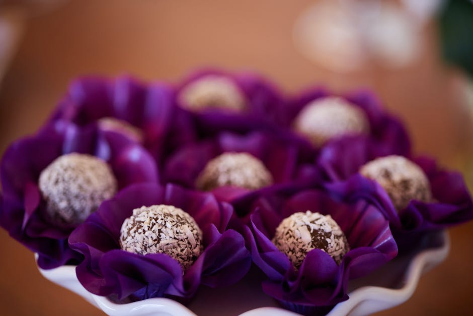 Friske ananastrøfler med kokos