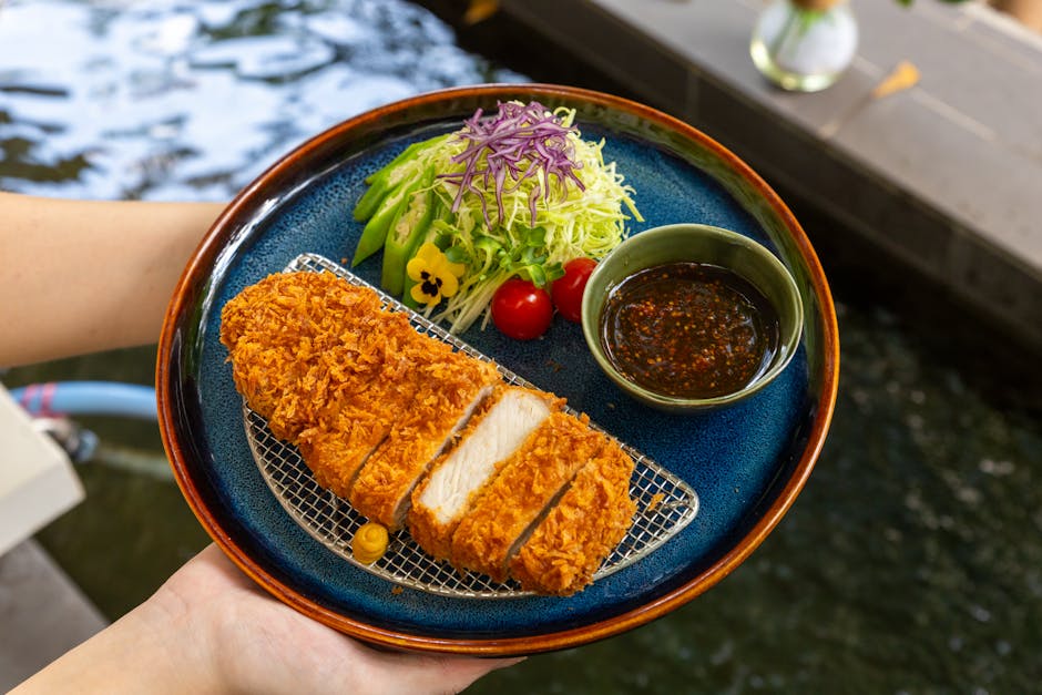 Sprø kylling med panko- og pekannøttskorpe