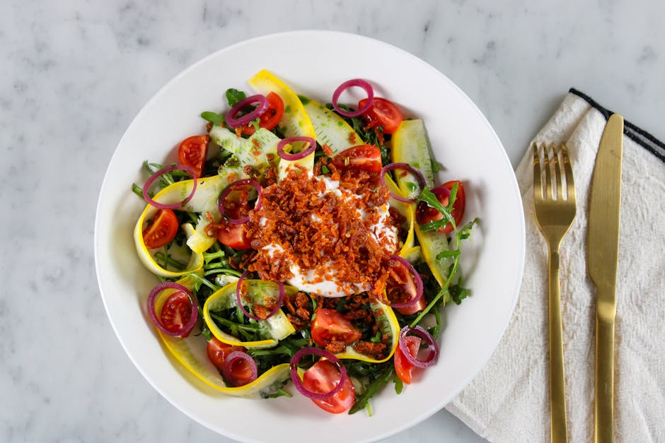 Salat med fennikel, ruccola og ricotta salata