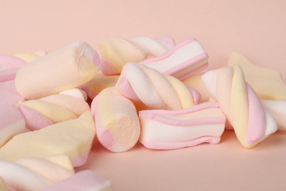 Hjemmelagde marshmallows med rosa grapefrukt
