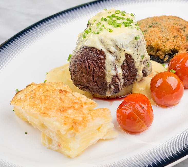 Filet Mignon Frikassé med Sopp og Tomat