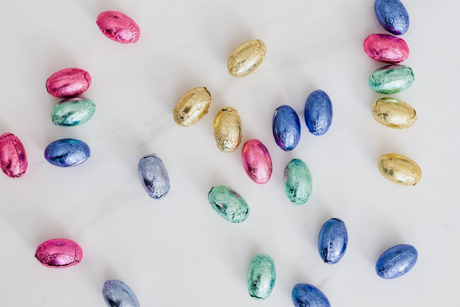 Sjokolade- og marshmallowegg til påske