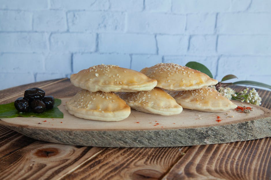 Oliven- og løkpuffs