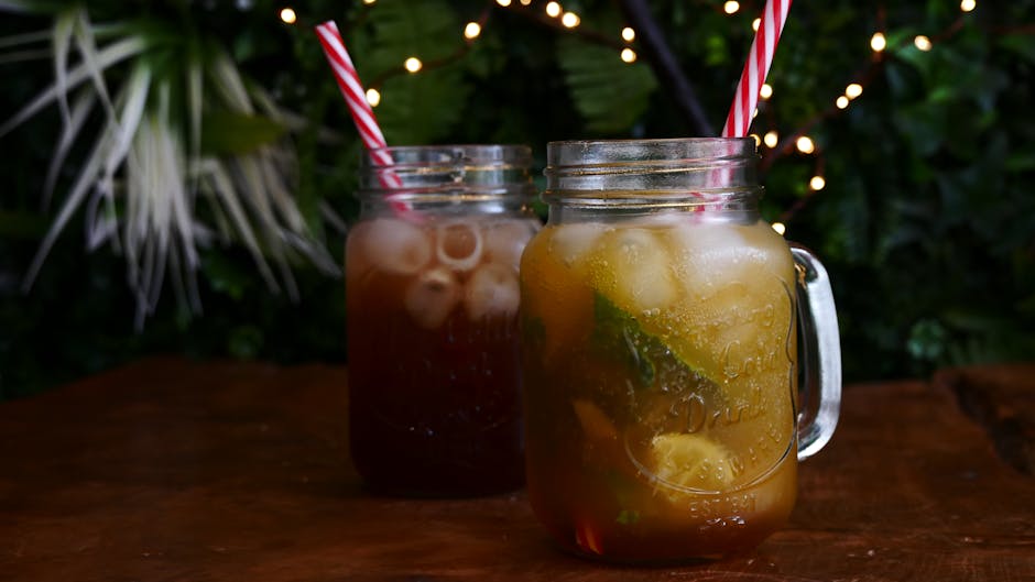 Pimm's Iced Tea med sitrus og bær