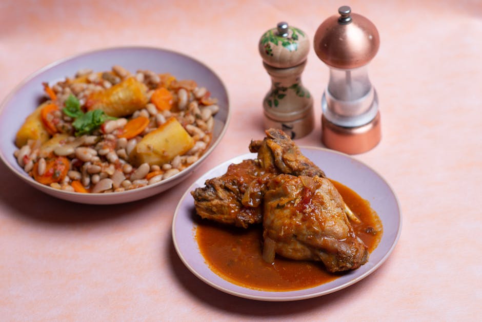 Kremet kalkun- og grønnsaksgryte med urtedumplings