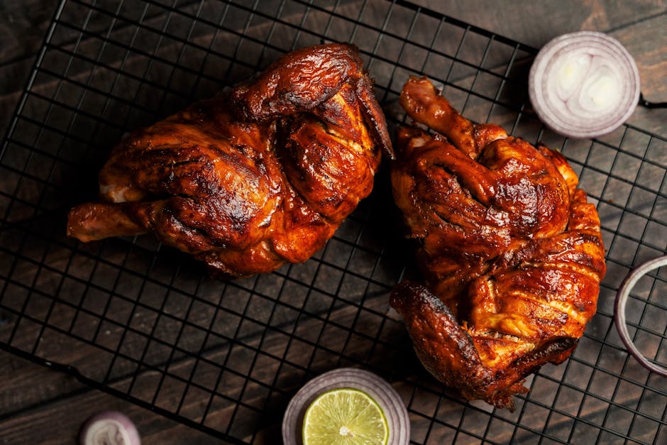 Enkel blackened kylling i Worcestershire-saus