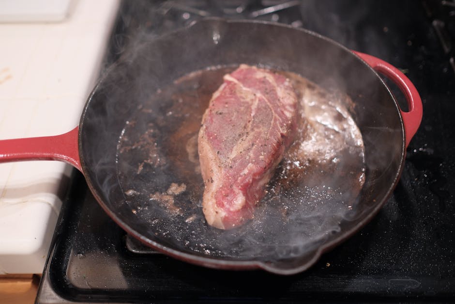 Panestekt entrecôte med frisk maisrelish