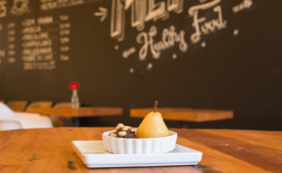 Pære- og tranebær-crisp