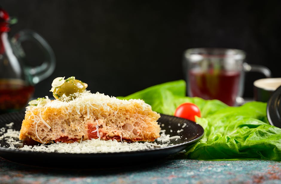 Saftig blomkålkake med parmesan og urter