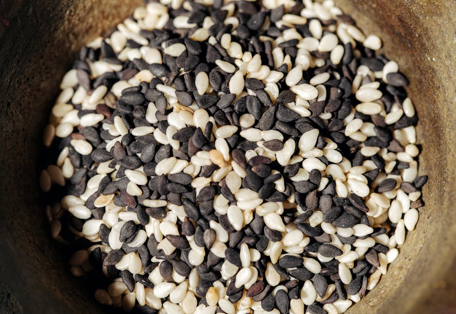 Rask stekepannegranola med sesamfrø