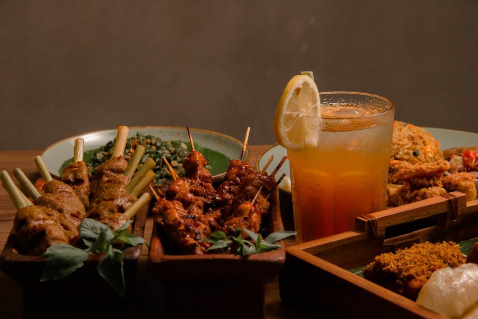 Krydrede laksespyd med sitron