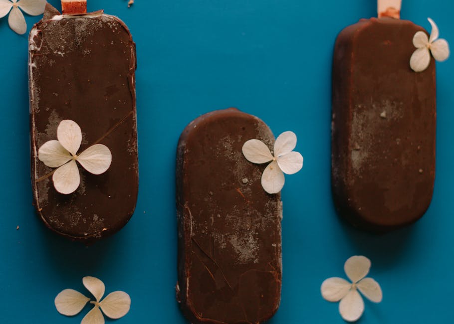 Frossen nougat- og sjokoladedessert