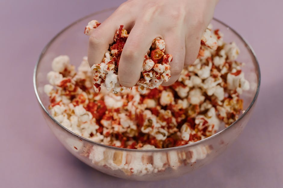 Krydret chilipopcorn