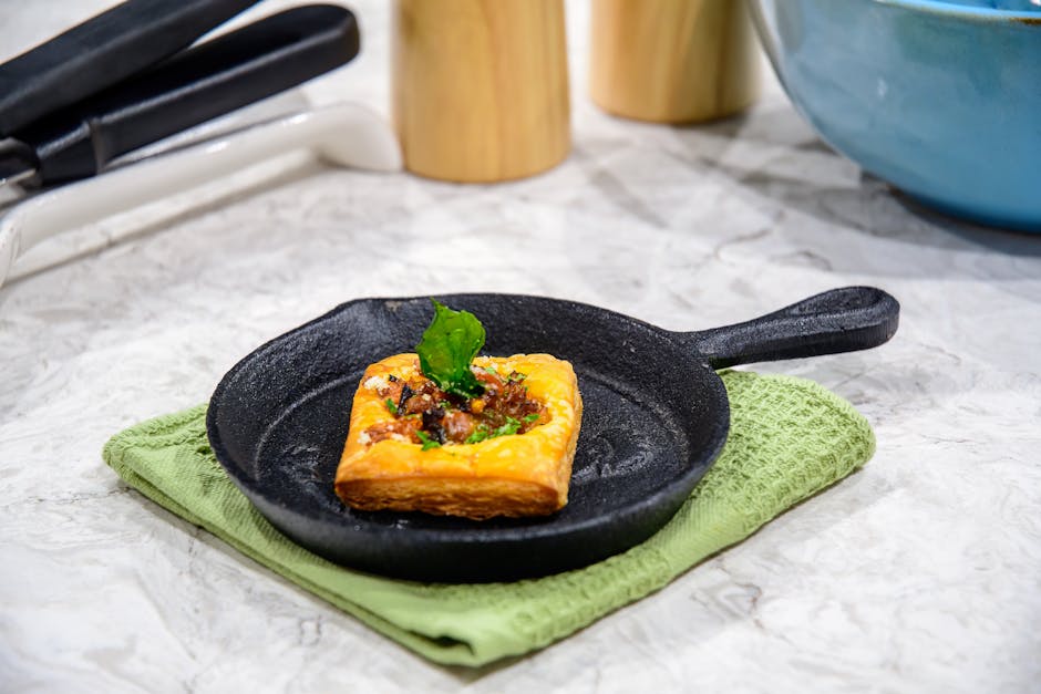 Vidalia-løktart med bacon, honning og timian