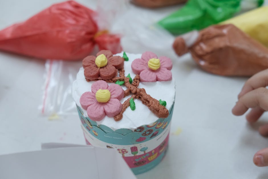 Klassisk dekorasjonsglasur med eggehvite